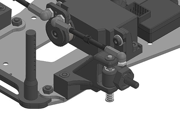 Kawada M333 M300GT2 Chassis Kit 1/12 DD Car FRP Chassis (Mini Rubber Tires) - BanzaiHobby