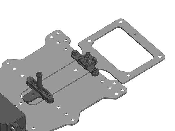 Kawada M333 M300GT2 Chassis Kit 1/12 DD Car FRP Chassis (Mini Rubber Tires) - BanzaiHobby