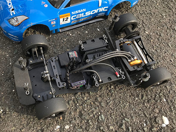Kawada M333 M300GT2 Chassis Kit 1/12 DD Car FRP Chassis (Mini Rubber Tires) - BanzaiHobby