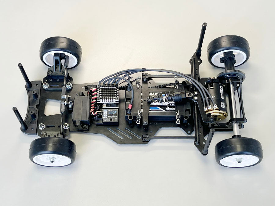 Kawada M5103 M500GT3 Chassis Kit 1/10 DD Car FRP Chassis (TC Rubber Tires) - BanzaiHobby