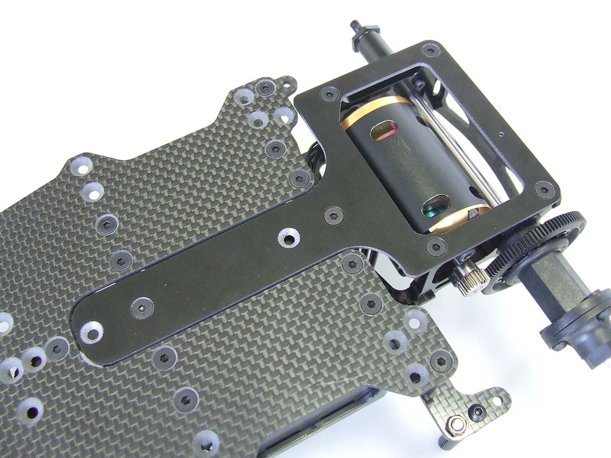 Kawada M334 M300GT2R Chassis Kit 1/12 DD Car Carbon Chassis (Mini Rubber Tires) - BanzaiHobby