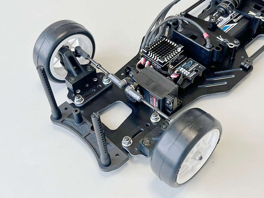 Kawada M5103 M500GT3 Chassis Kit 1/10 DD Car FRP Chassis (TC Rubber Tires) - BanzaiHobby