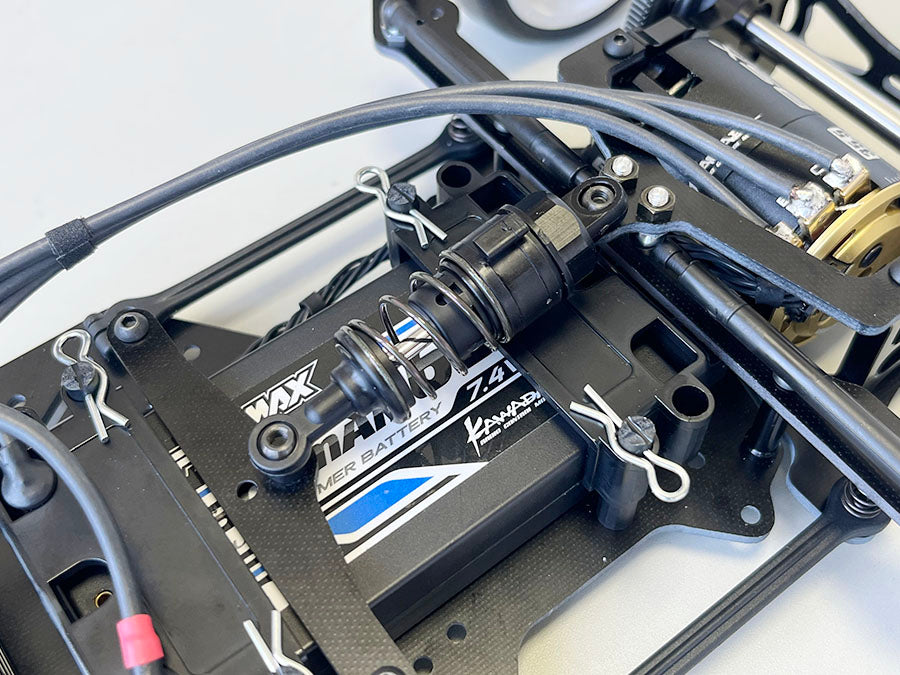 Kawada M5103 M500GT3 Chassis Kit 1/10 DD Car FRP Chassis (TC Rubber Tires) - BanzaiHobby