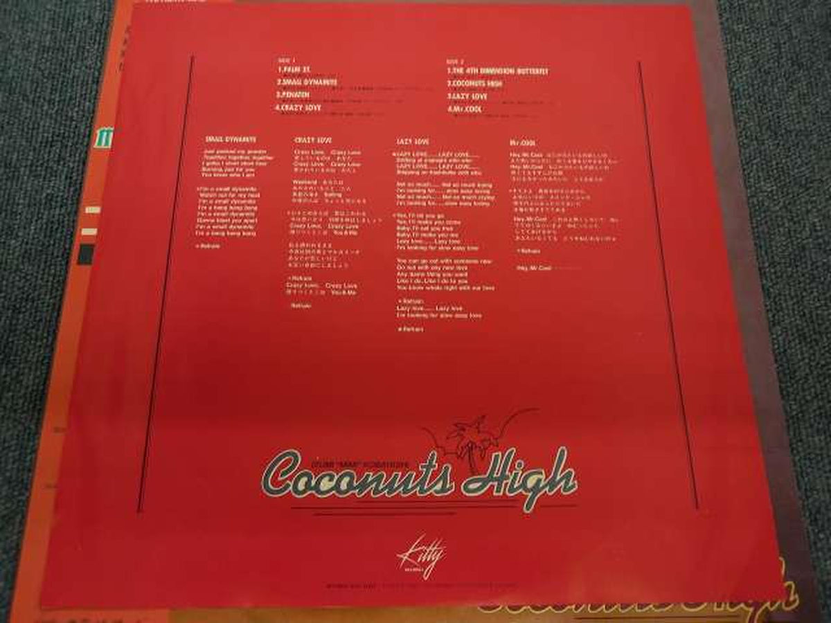 KITTY RECORDS Japanese Music Coconut High Izumi Kobayashi