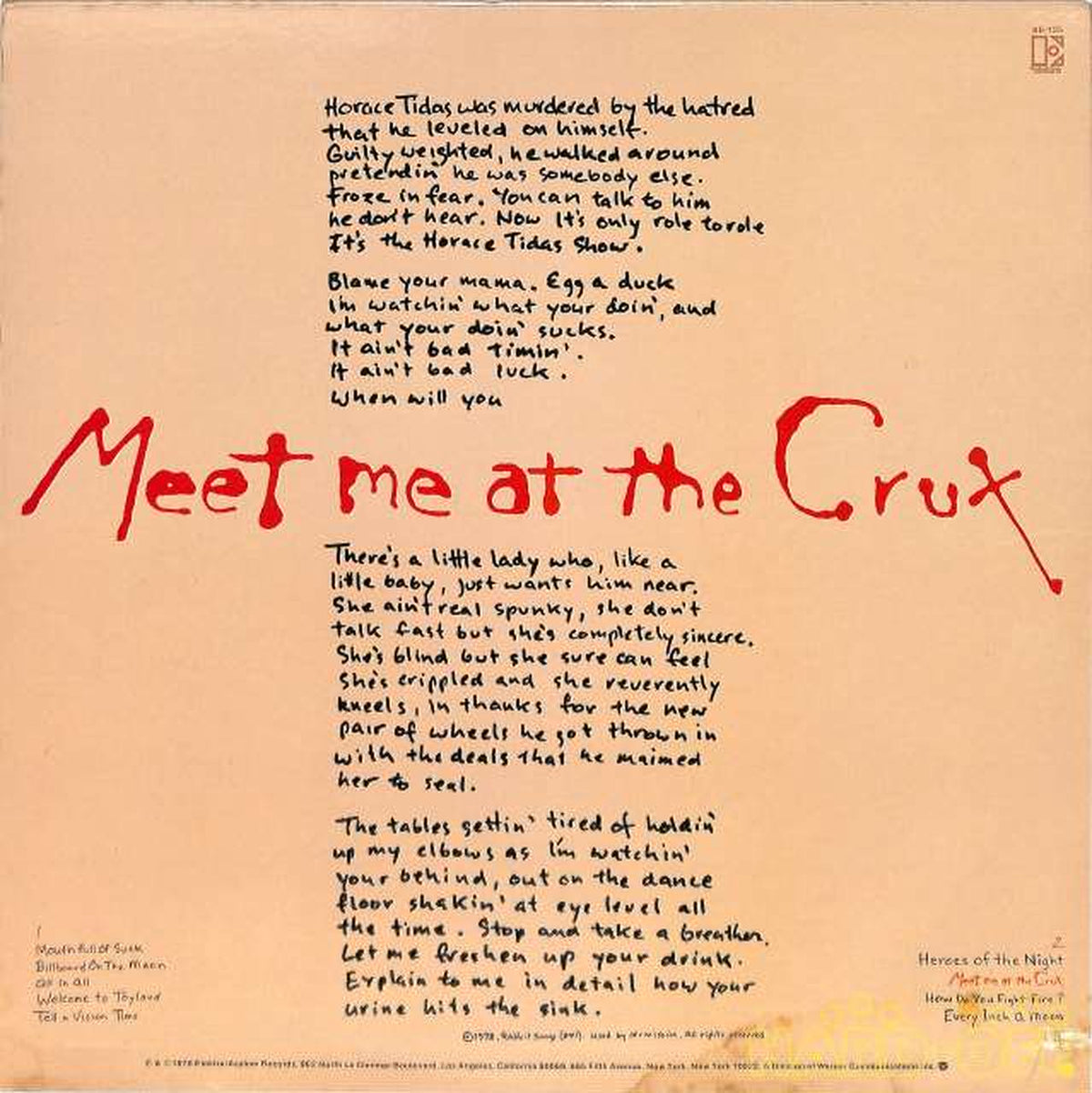 Electra (imported, US) Dirk Hamilton "Meets Me at the Klux" 6E-125