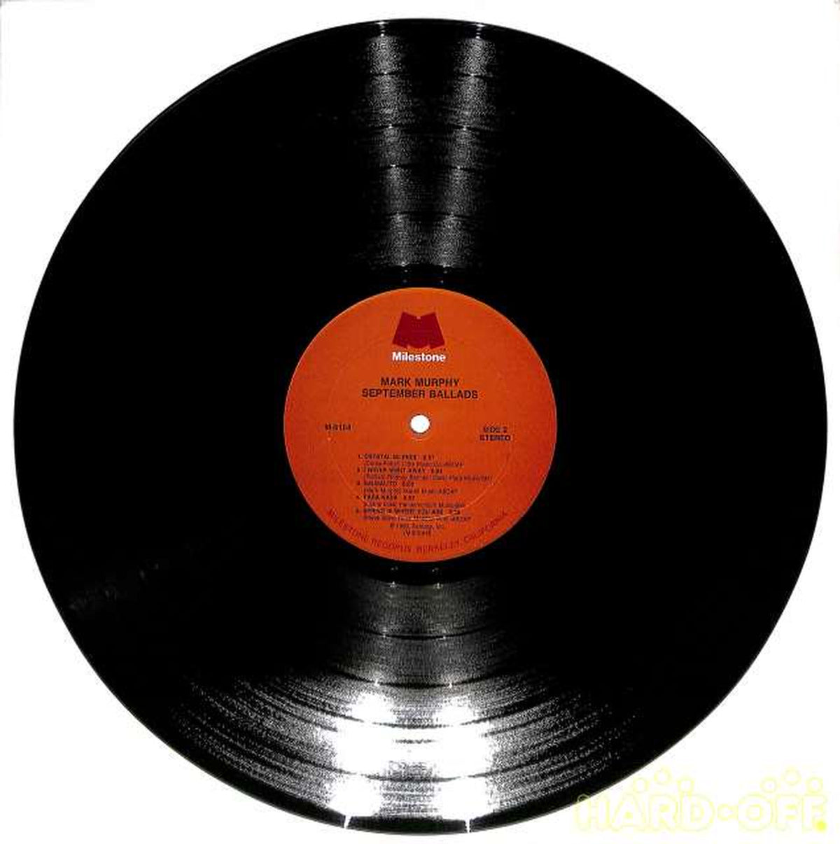 MILESTONE Mark Murphy "SEPTEMBER BALLADS" M-9154 (Imported) Cutout Record