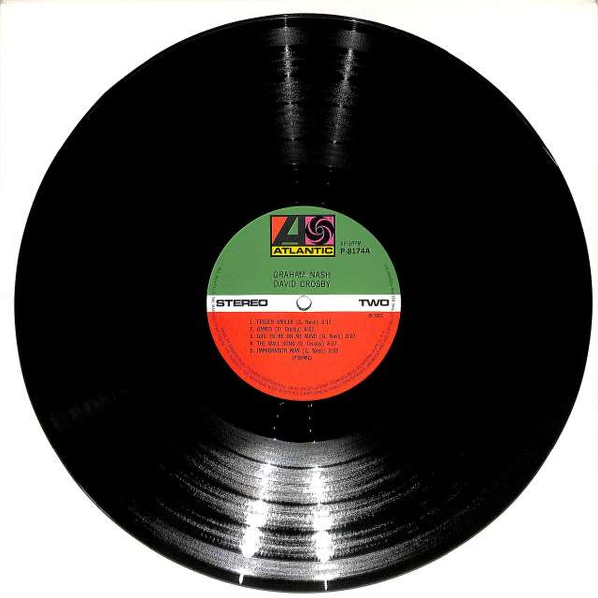 Warner Pioneer Graham Nash & David Crosby P-8174A