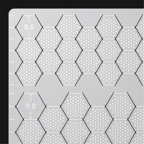 Sujiborido TSD00326 Masking Tape Cutting Guide (Hexagonal) - BanzaiHobby