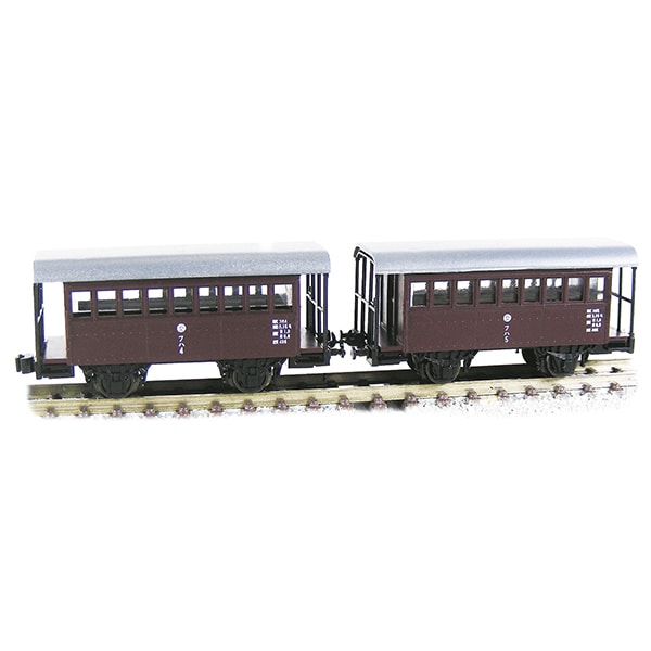 TGW 14090 Wooden 2-axle passenger car Miyazaki Kotsu Co., Ltd. Railway Department Fuha 4.5 (late model, steel plate specification) 2-car set - BanzaiHobby