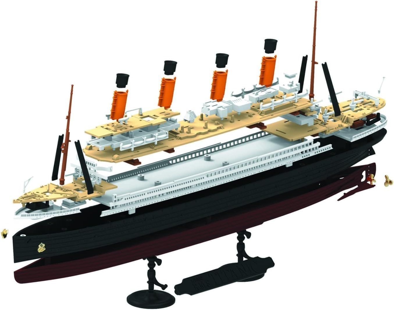 Doyusha 1/1000 Amazing! Easy Plastic Model R.M.S. Titanic - BanzaiHobby