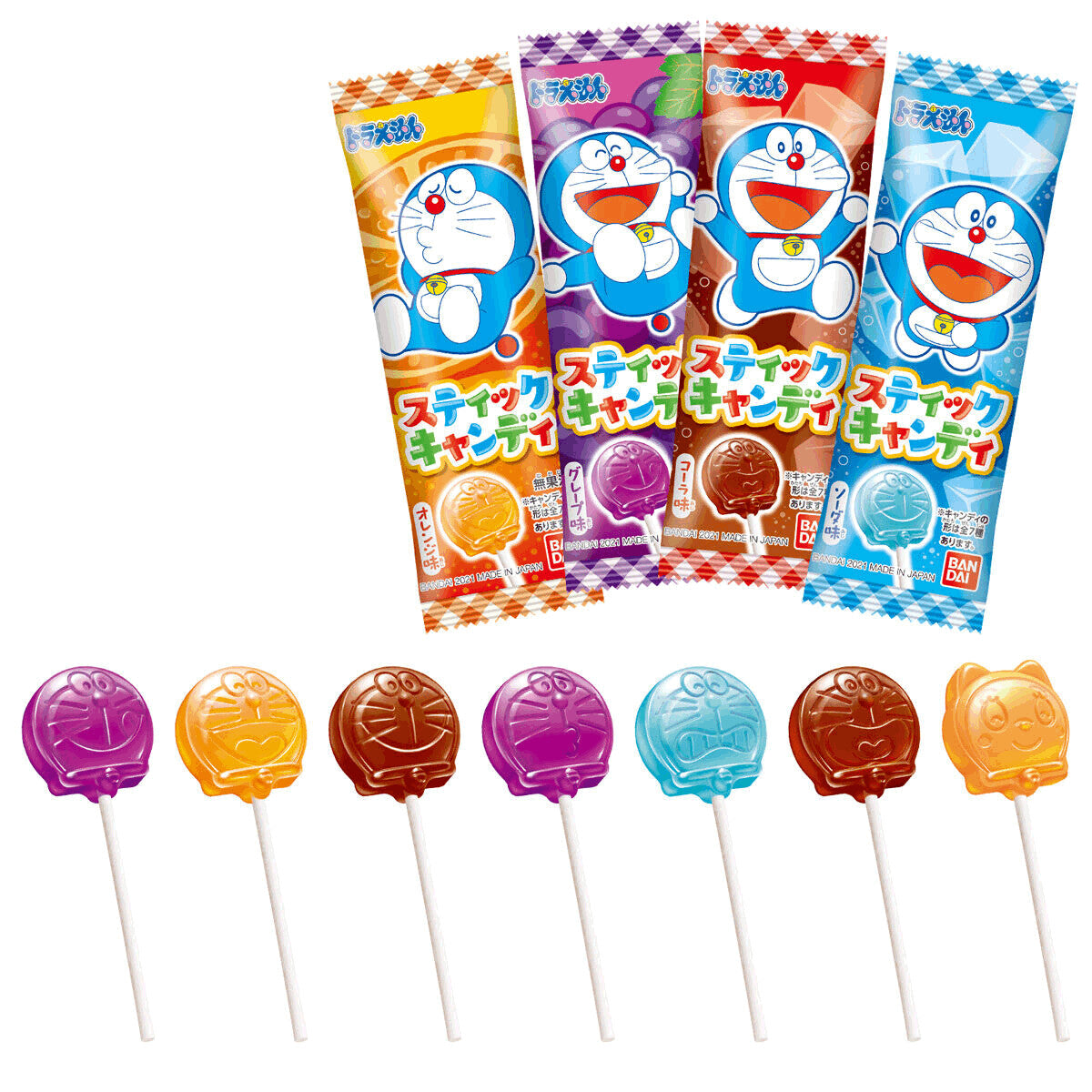 Bandai Doraemon Stick Candy, 1 box (25 pcs) - BanzaiHobby