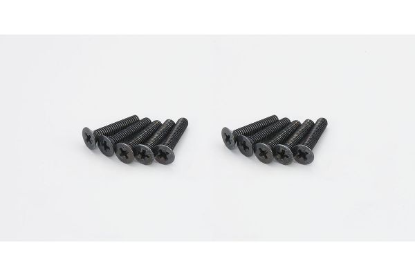 Kyosho 1-S34020 Flat Head Screw(M4x20/10pcs) - BanzaiHobby
