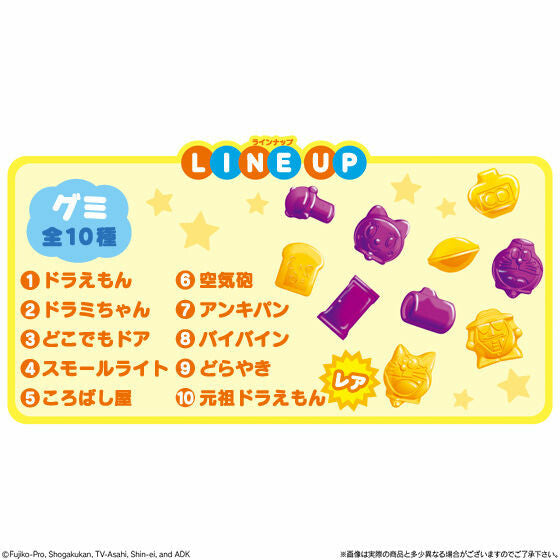 Bandai Doraemon Rock Paper Scissors Gummies - Orange & Grape, 1 bag (10 pcs) - BanzaiHobby