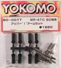 Yokomo BD-007T Upper I-Arm Set for MR-4TC (BD only)