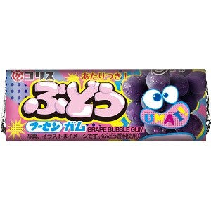 Coris Hoosen Gum - Grapes, 1 box (40 packs) - BanzaiHobby
