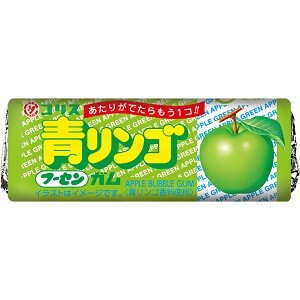 Coris Hoosen Gum - Green Apple, 1 box (40 packs) - BanzaiHobby
