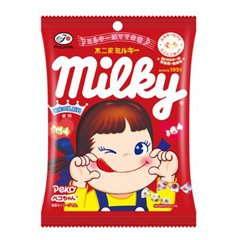 Fujiya Milky Peko-Chan Candy, 1 box (6 packs) - BanzaiHobby