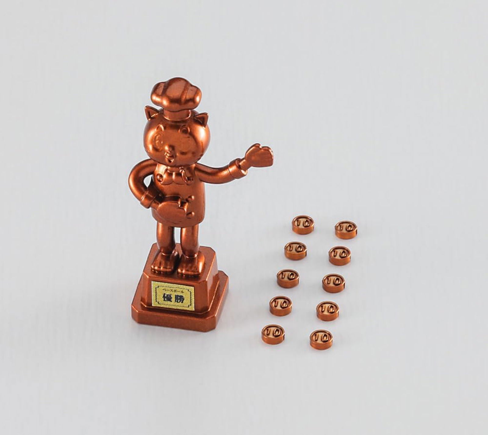 Hasegawa FA14 1/12 Action Figure Accessory Series, 10 Yen Game (Baseball) - BanzaiHobby