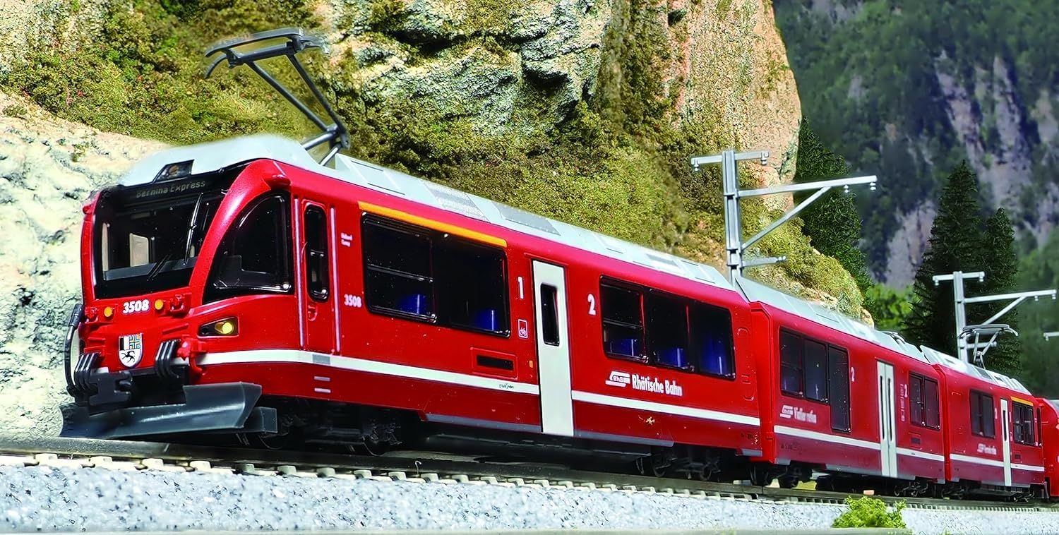 KATO 10-1273 Rhaetian Railway ABe8/12 "Allegra" 3-car set N gauge model railway - BanzaiHobby