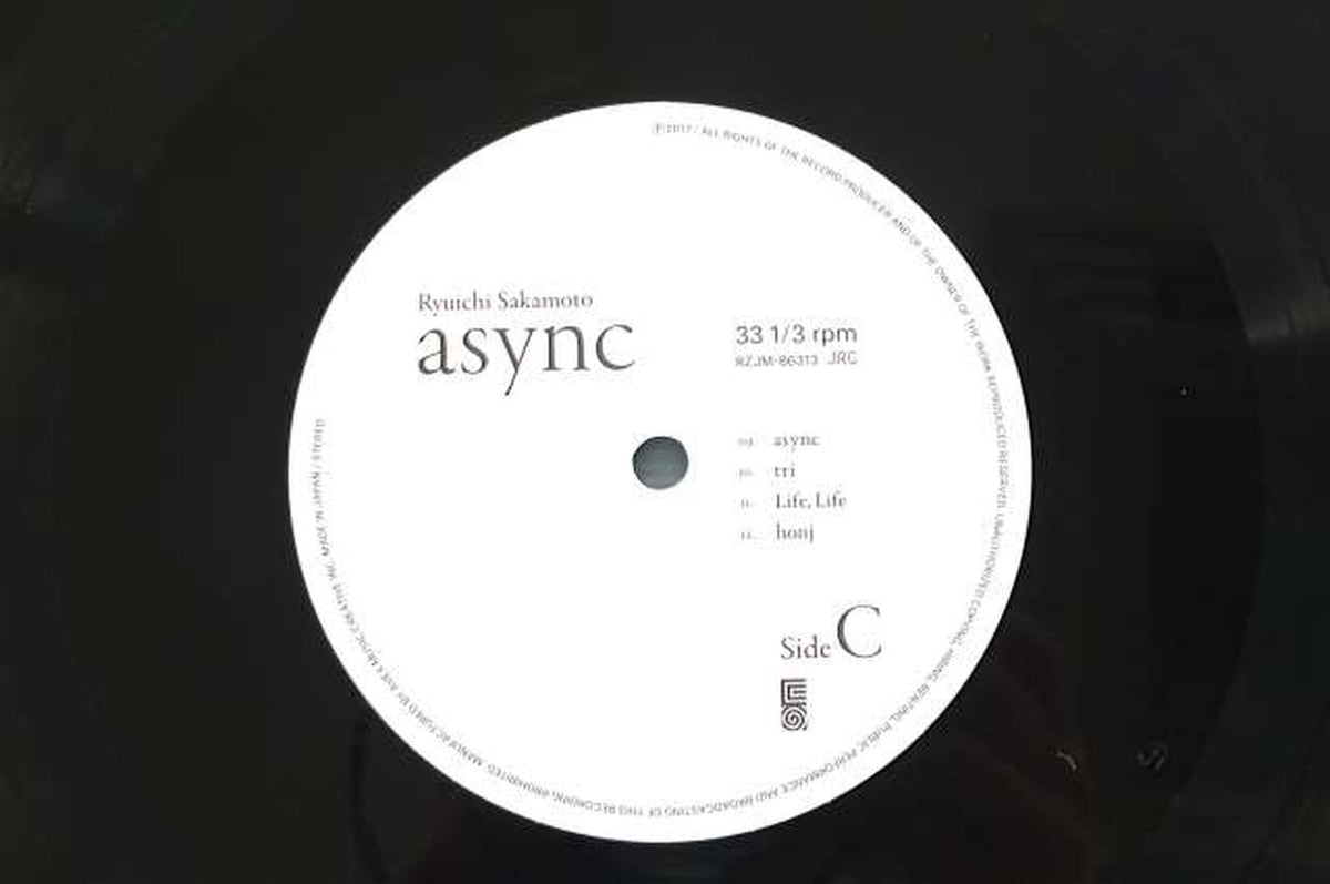 COMMMONS ASYNC Ryuichi Sakamoto RZJM-86312-3 RZJM-86312-3
