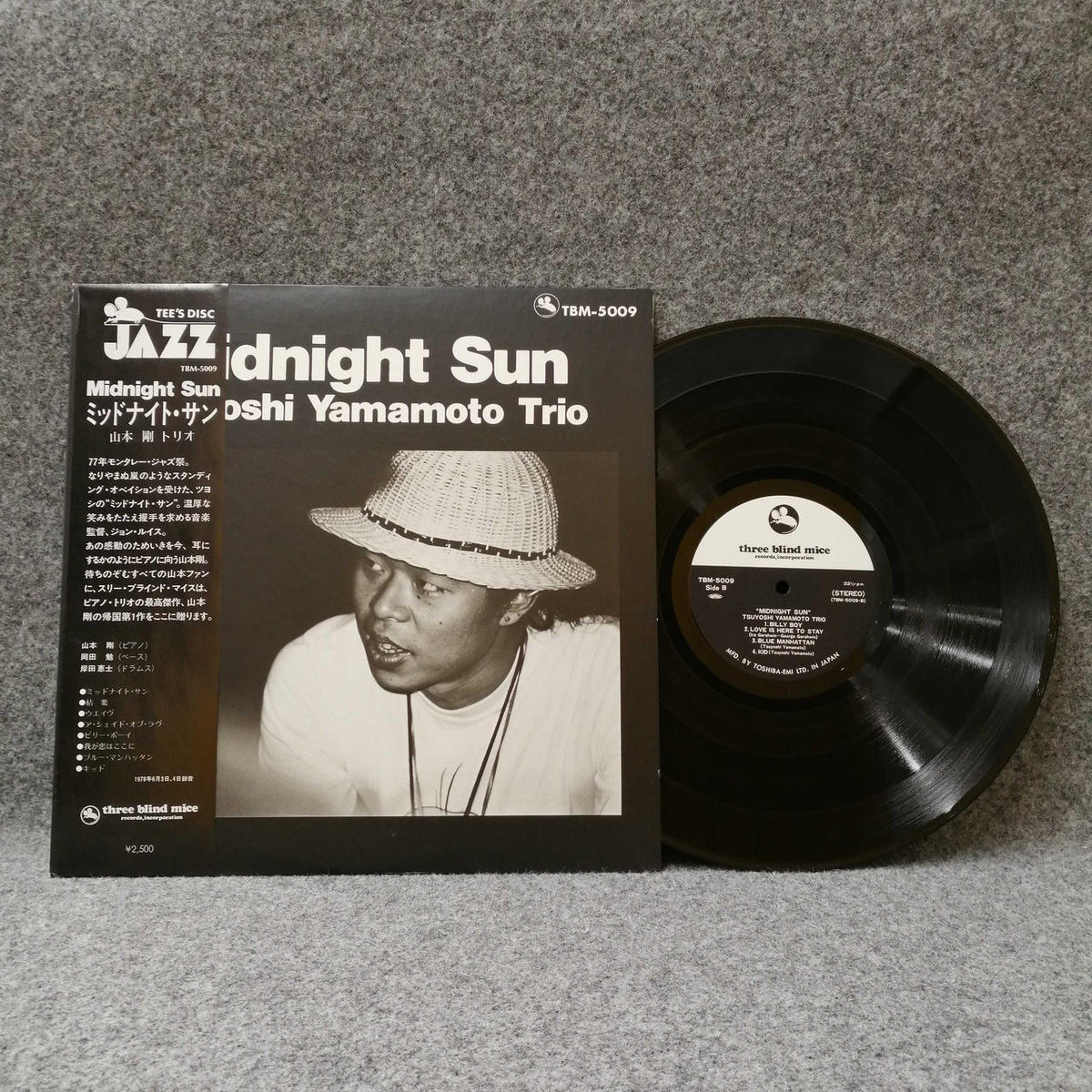 THREE BLIND MICE Tsuyoshi Yamamoto Trio 'Midnight Sun' TBM-5009