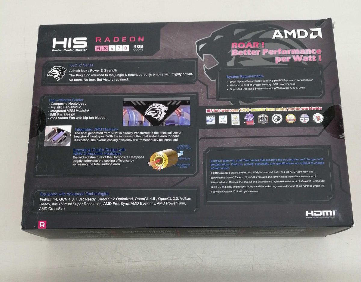 HIS Graphics Card HS-470R4LTNR