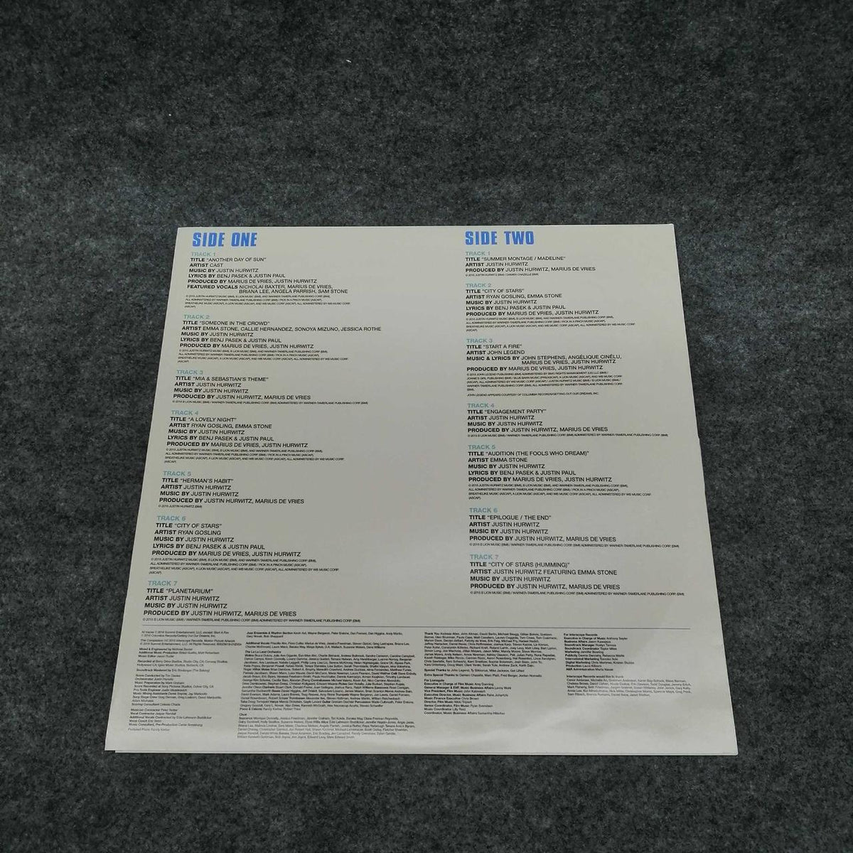 INTER SCOPE LP LALALAND OST B0025619-1