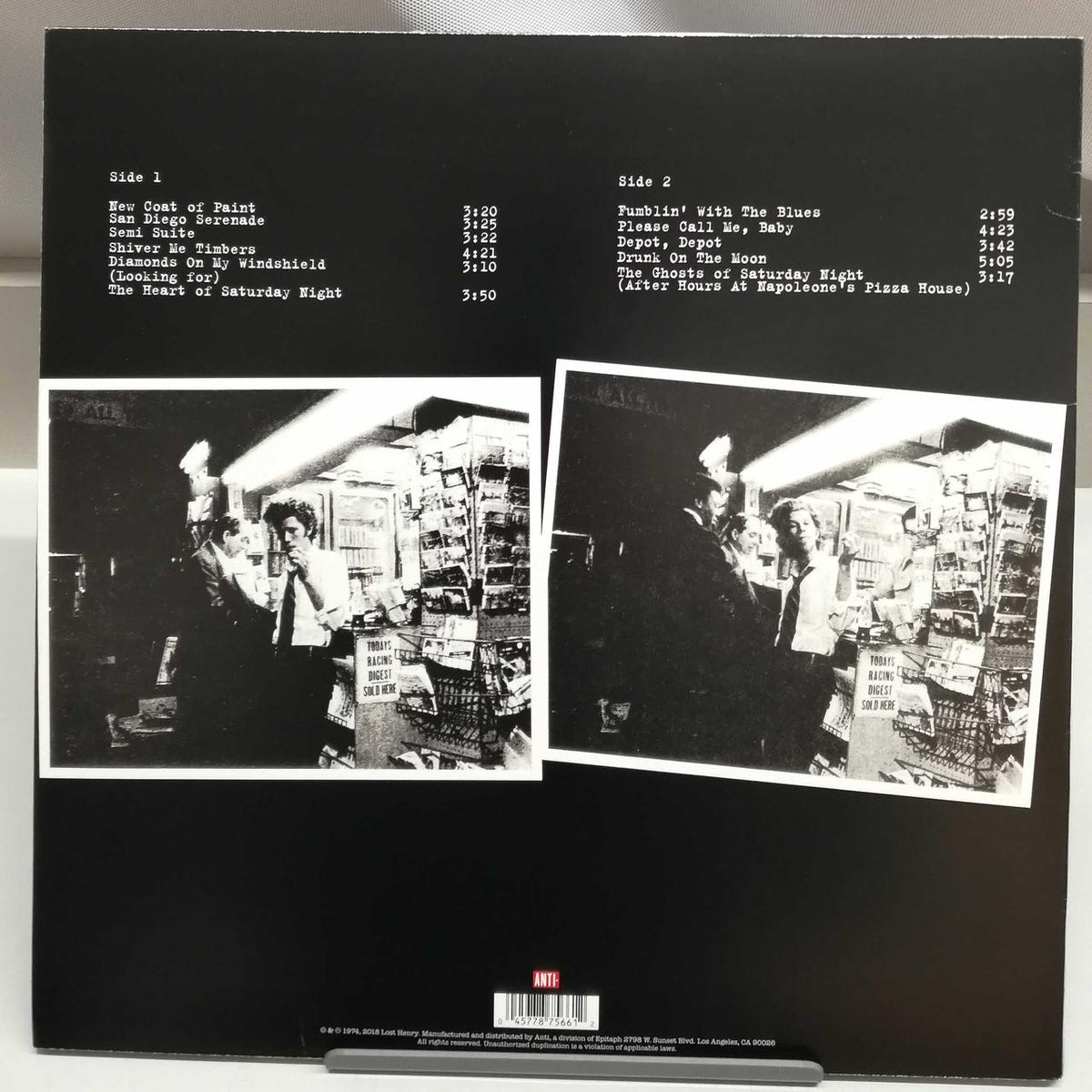 ANTI TOM WAITS THE HEART OF SATUADY 87566-1