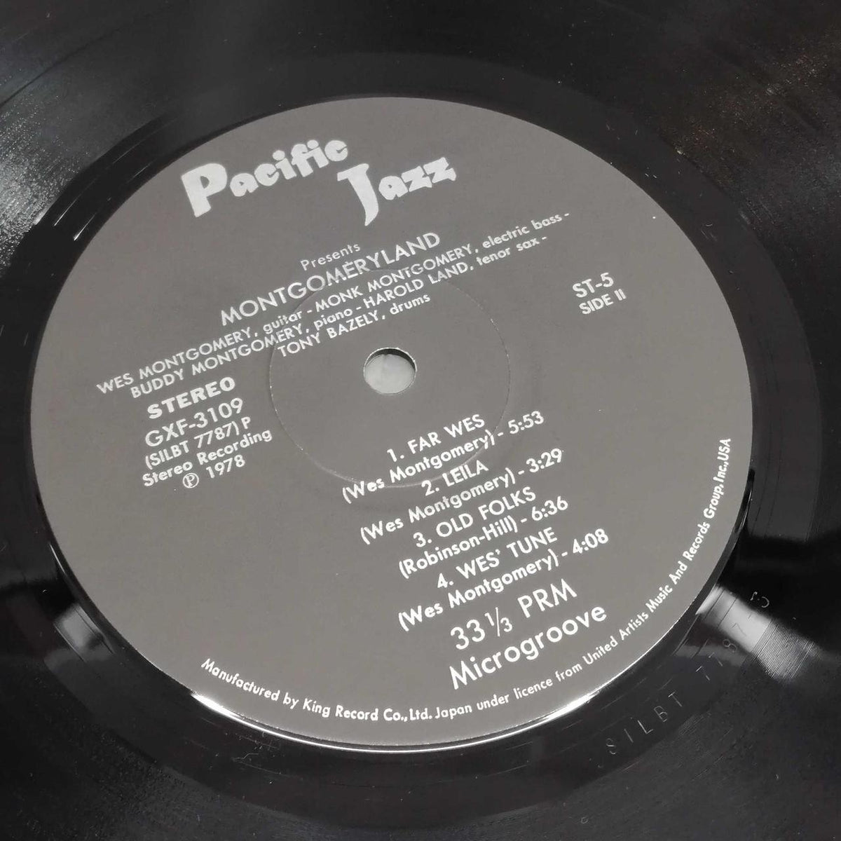 MONTGOMERYLAND WES MONTGOMERY-HAROLD LAND GXF3109