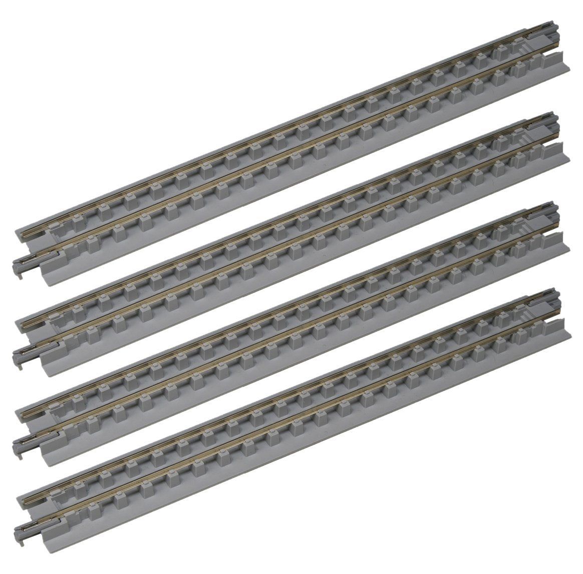KATO 20-016 Unitrack Open Pit Track 7 5/16" 186mm S186P 4pcs - BanzaiHobby