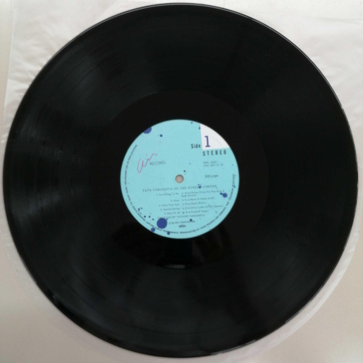 AIR RECORDS Tatsuro Yamashita / ON THE STREET CORNER RAL-6501
