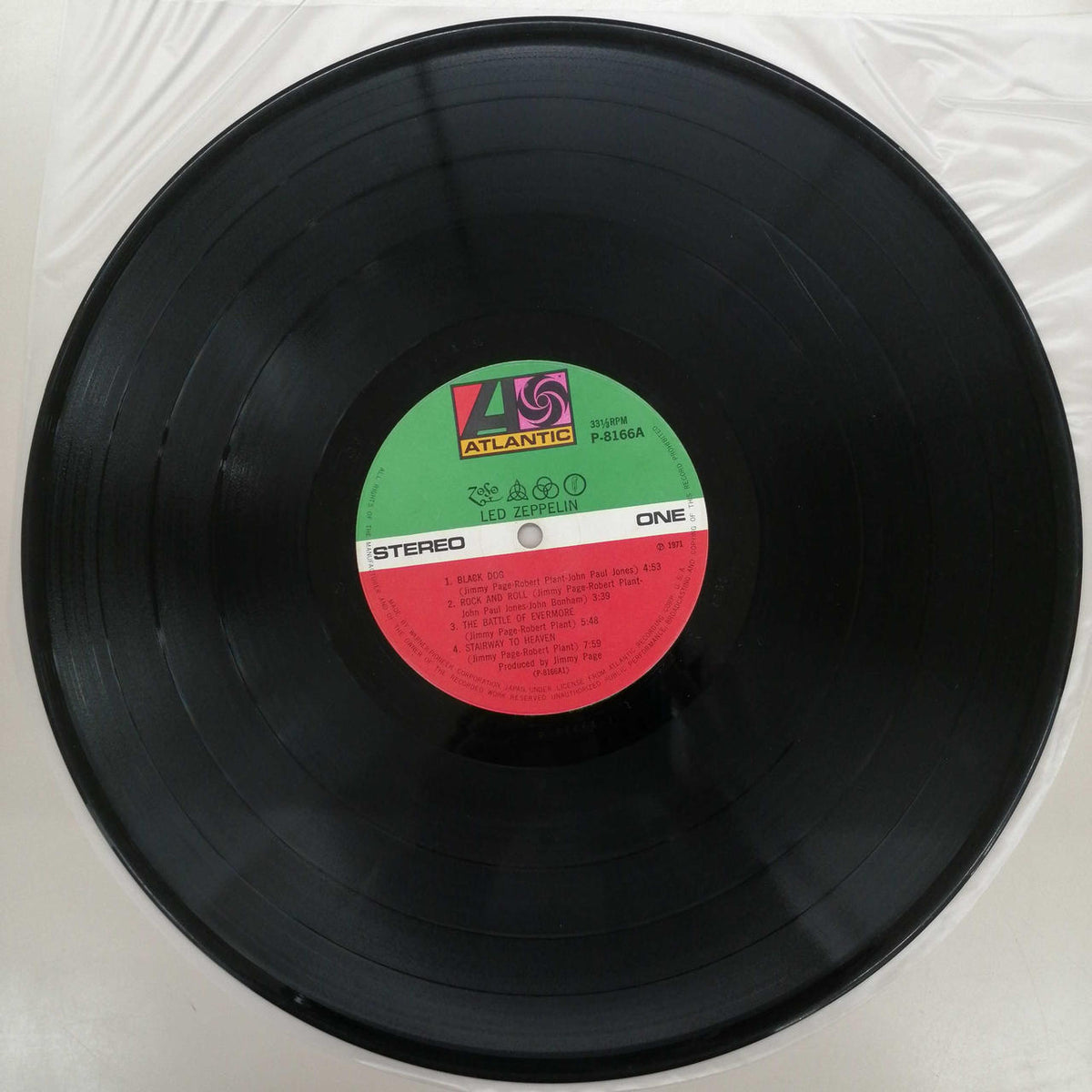 ATLANTIC LEDZEPPELIN /LEDZEPPELIN Ⅳ P-8166A