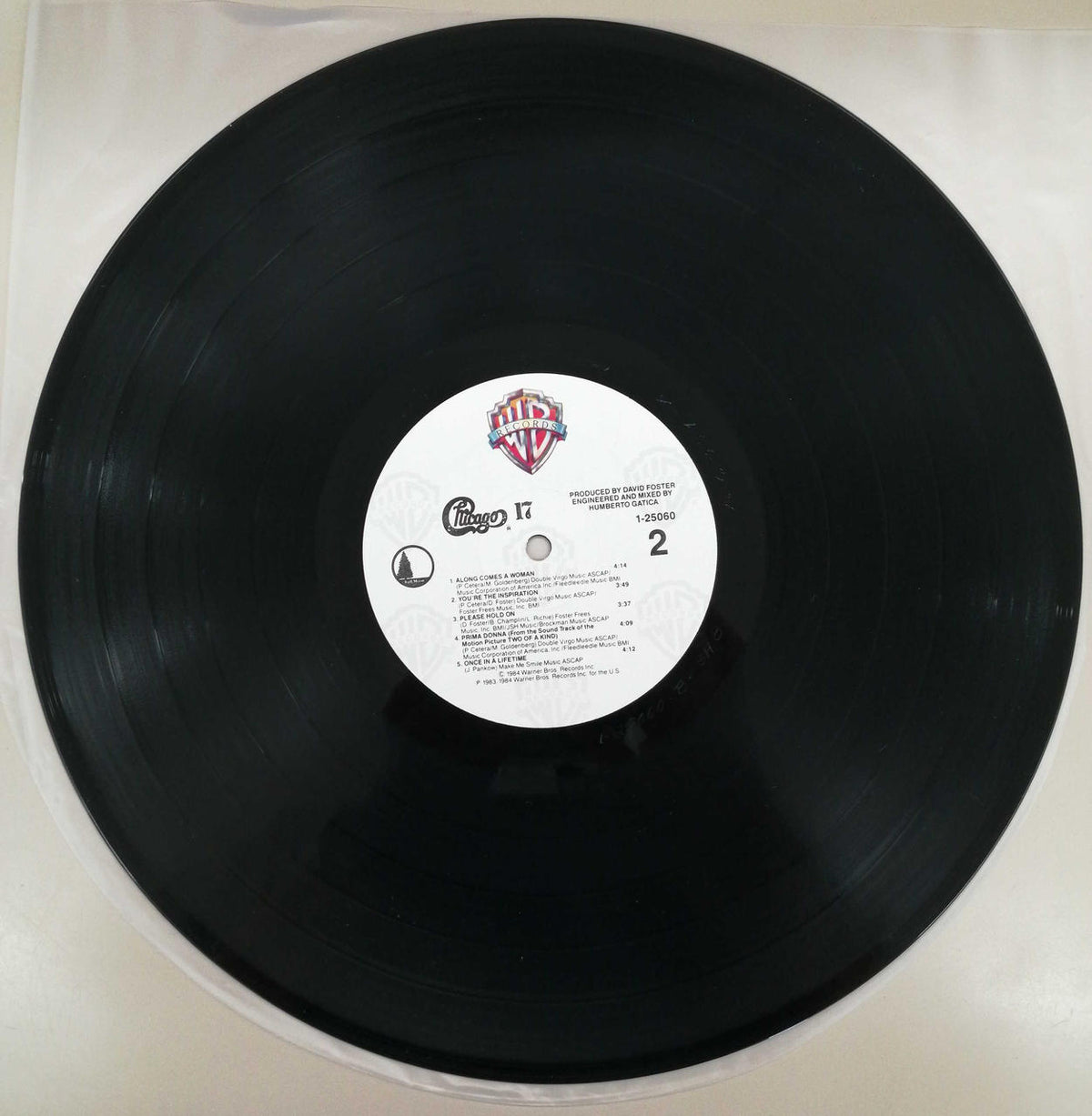 WARNER BROS RECORD CHICAGO/CHICAGO 17 25060-1