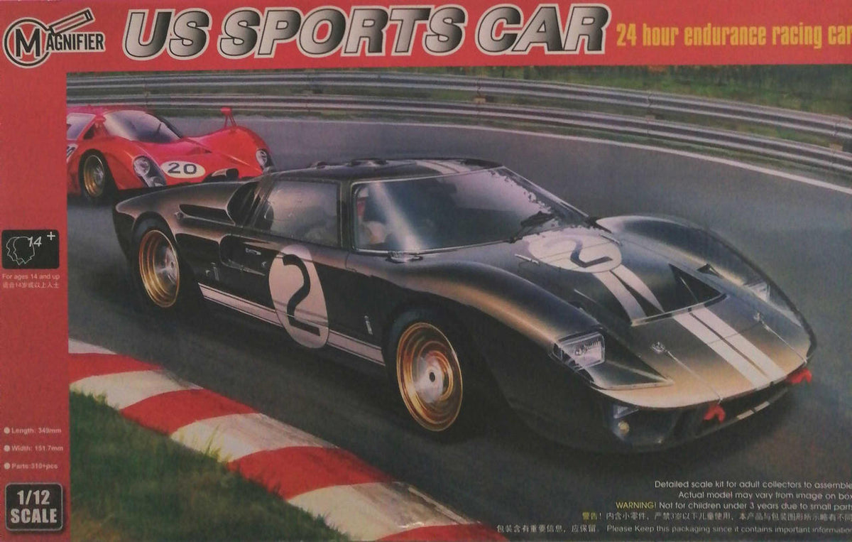 MAGNIFIRE US SPORTS CAR 24 hour endurance racing car - Banzai Thrifting | BanzaiHobby