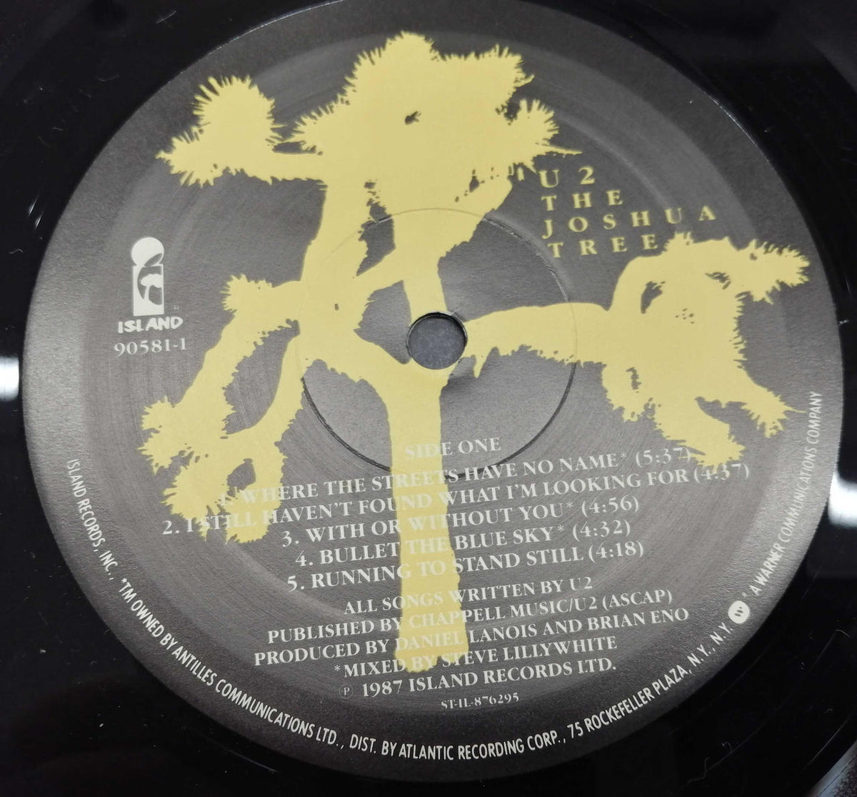 POLYDOR RECORDS LP Western Music U2/THE JOSHUA TREE