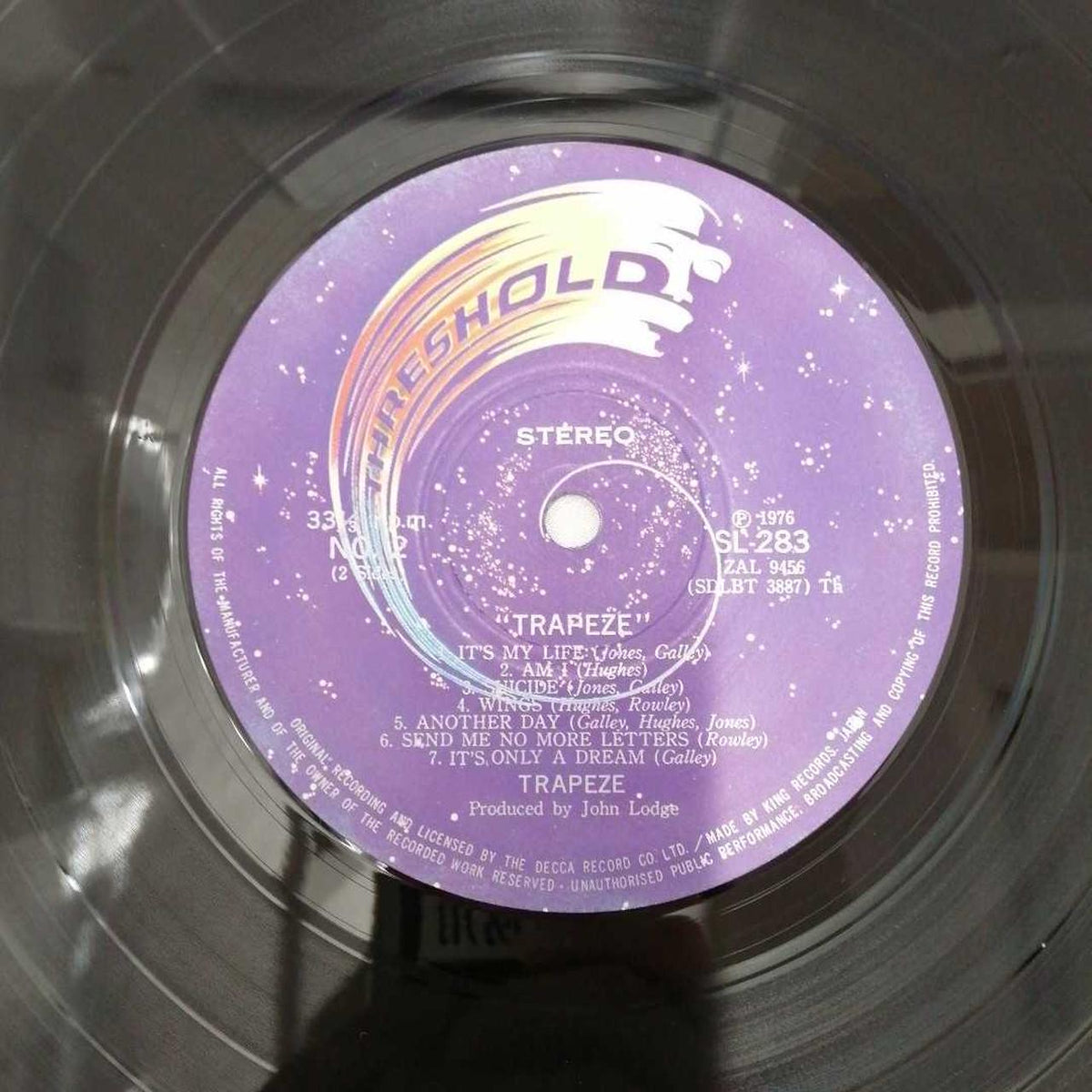 King Records Record TRAPEZE / TRAPEZE