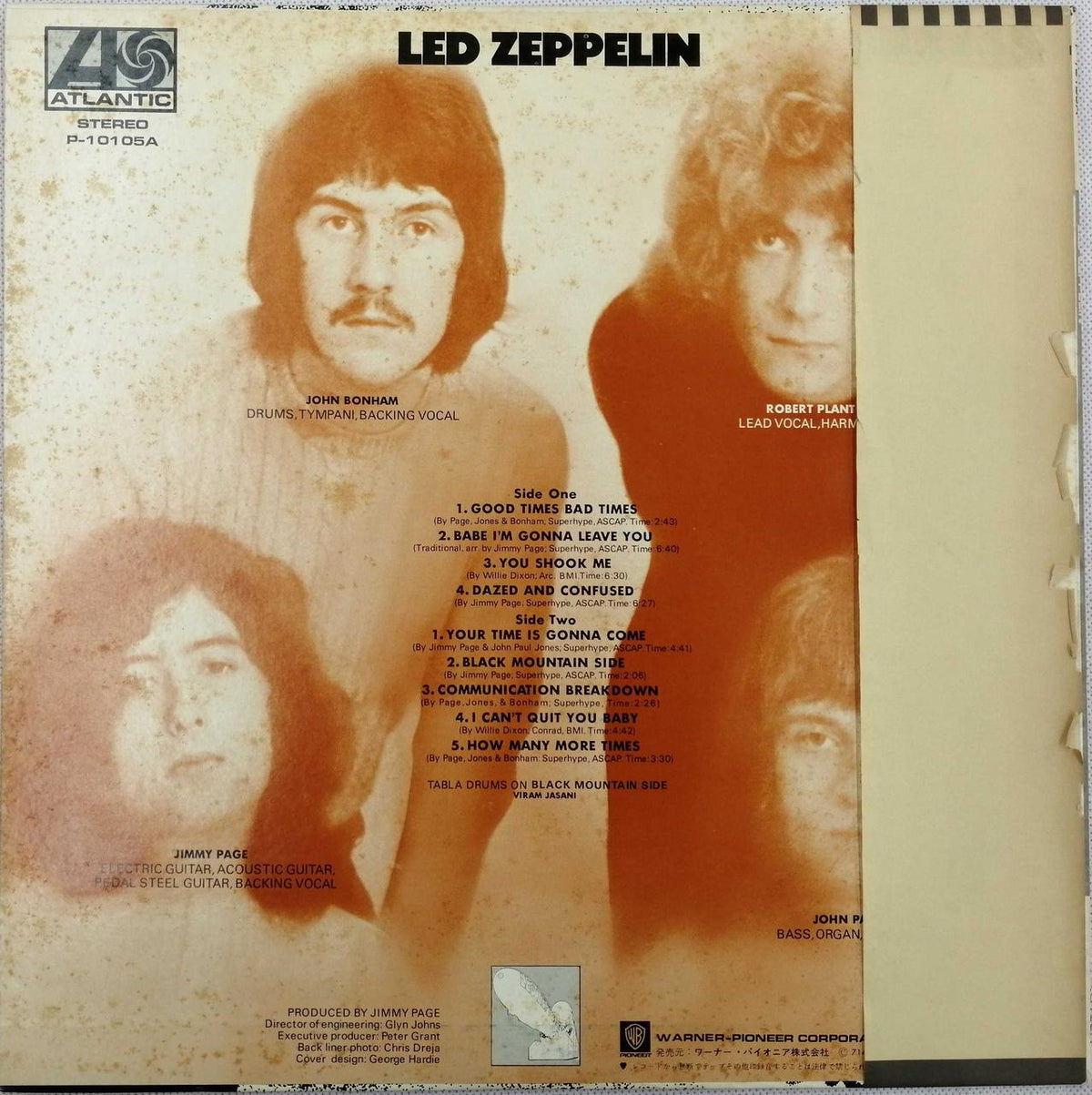 WARNER PIONEER LED ZEPPELIN P-10105A