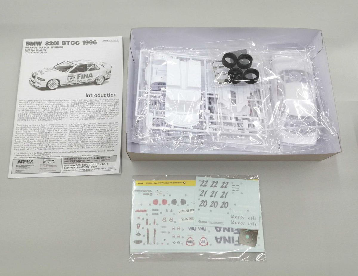 Platz 1/24 BMW 320i BTCC 1996 Brands Hatch Winner - Banzai Thrifting | BanzaiHobby
