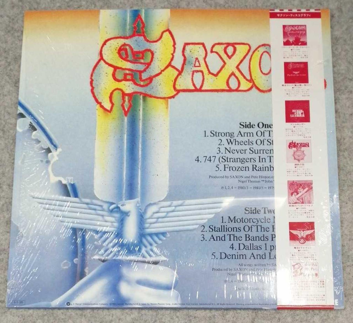 Warner Pioneer Western Music Saxon / Strong Arm Metal