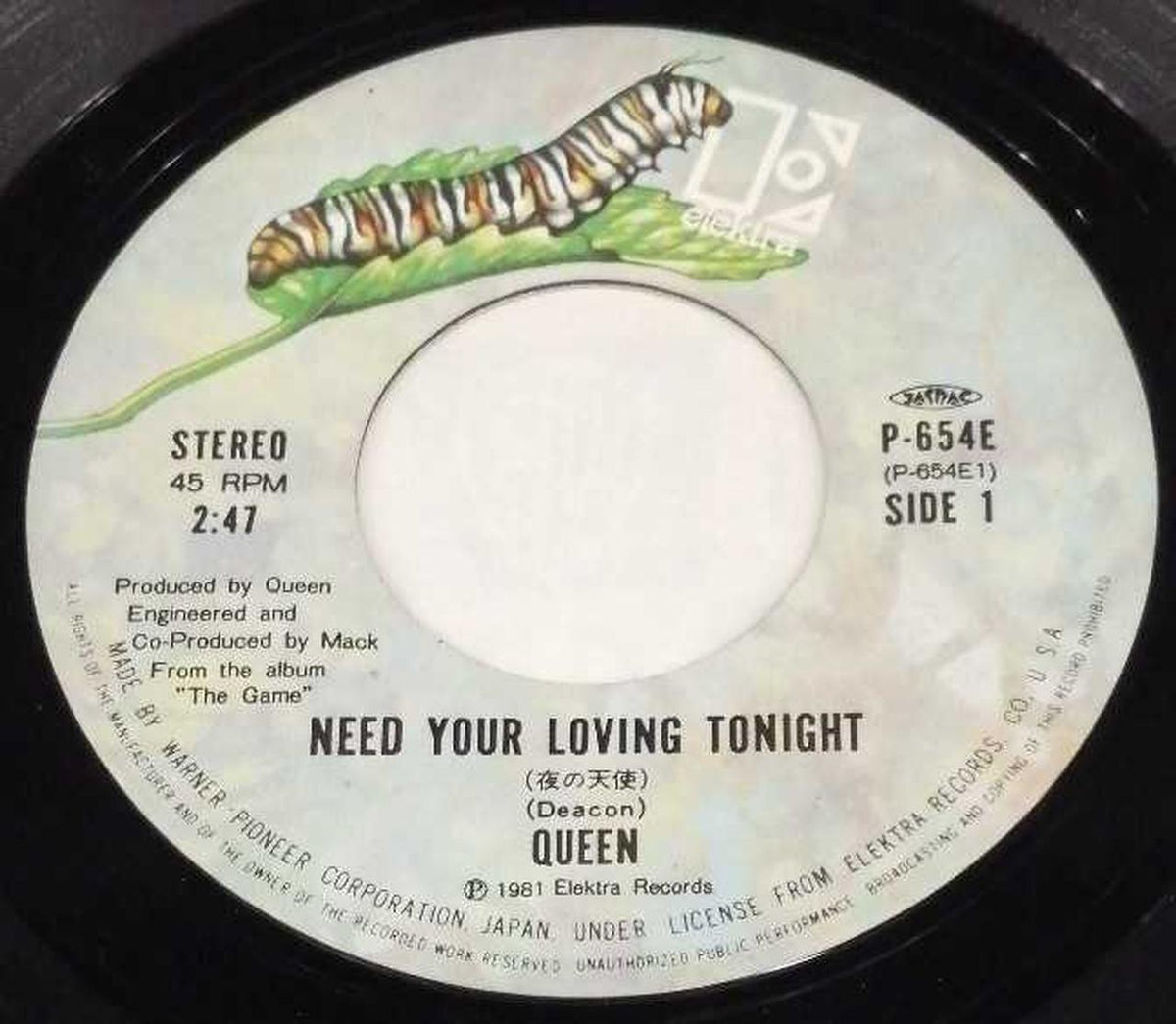 Electra Label Western Music: Night Angel / Queen