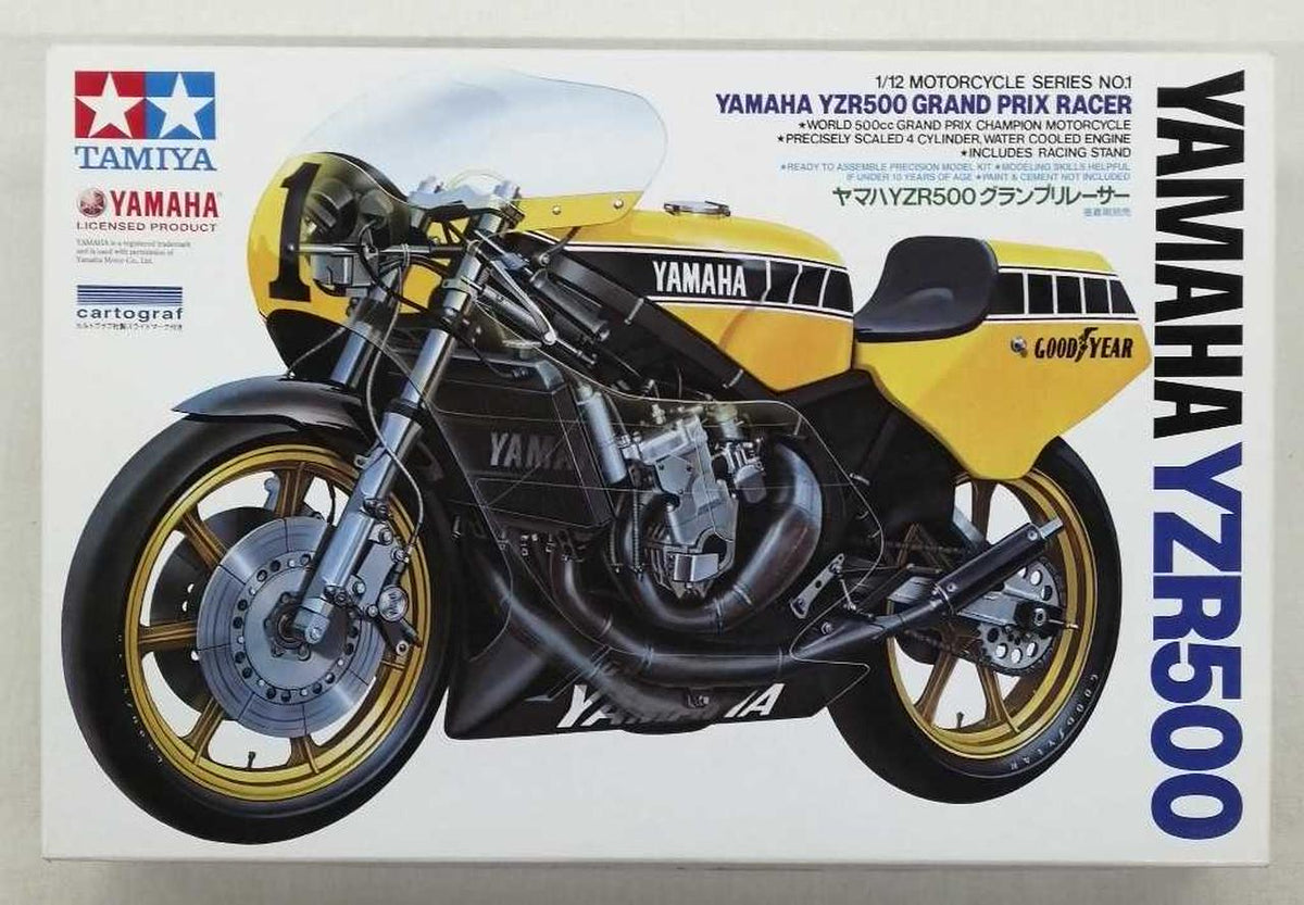 TAMIYA 1/12 Motorcycle Series Yamaha YZR500 Grand Prix Racer - Banzai Thrifting | BanzaiHobby