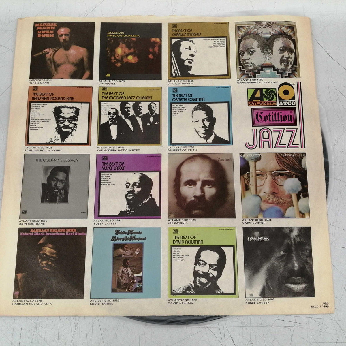Atlantic THIRDSTREAMMUSIC/THEMODERNJAZZ SD1345