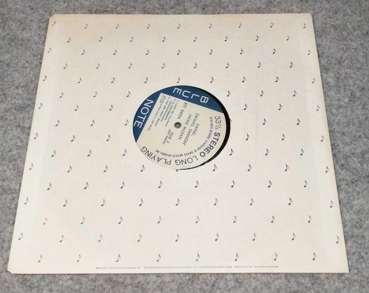 BLUE NOTE RECORDS JAZZ/FUSION Swinging / Jackie McLean