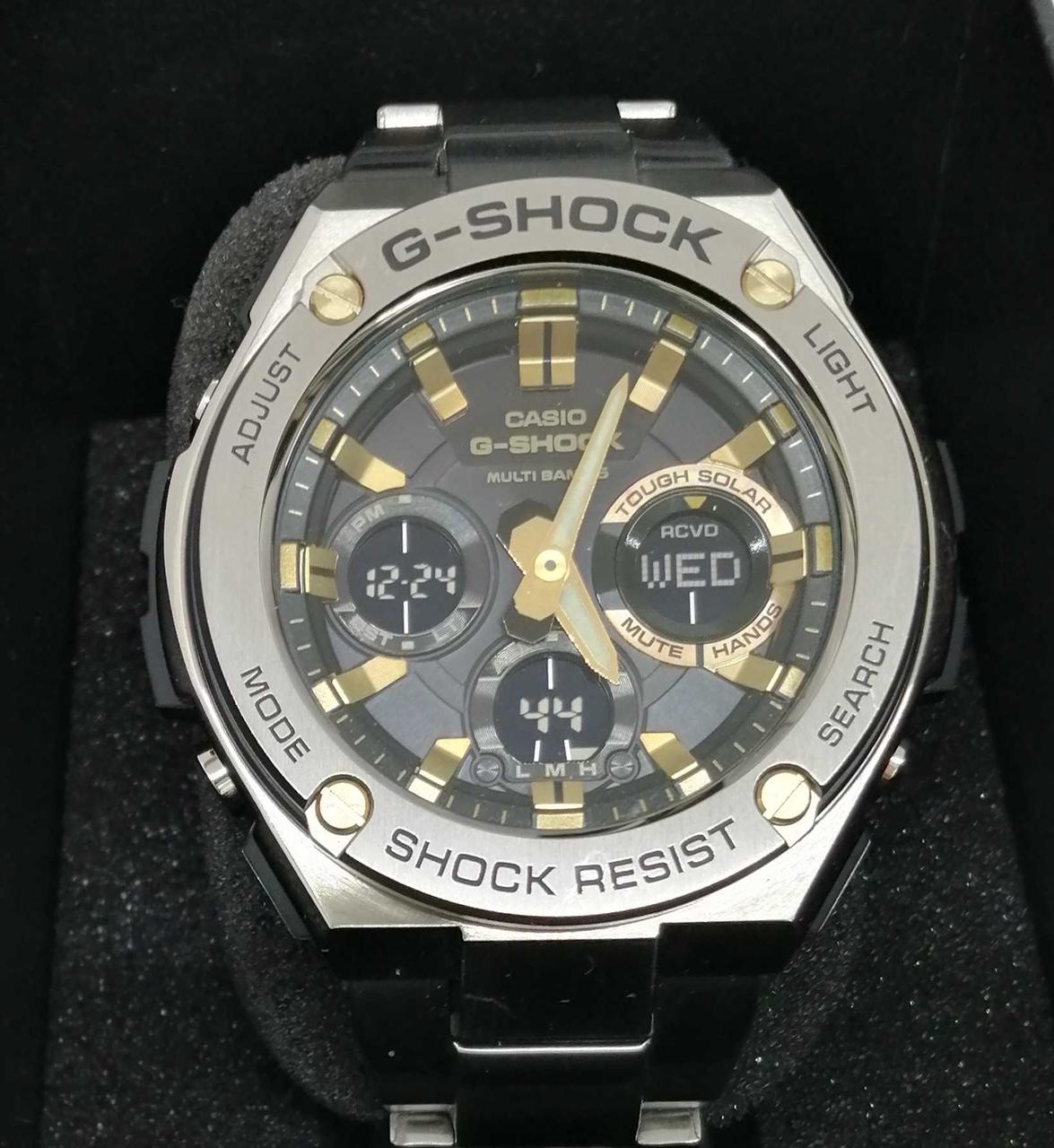 美品 ソーラー電波】CASIO G-SHOCK GST-W110D G-SHOCK CASIO G-STEEL G