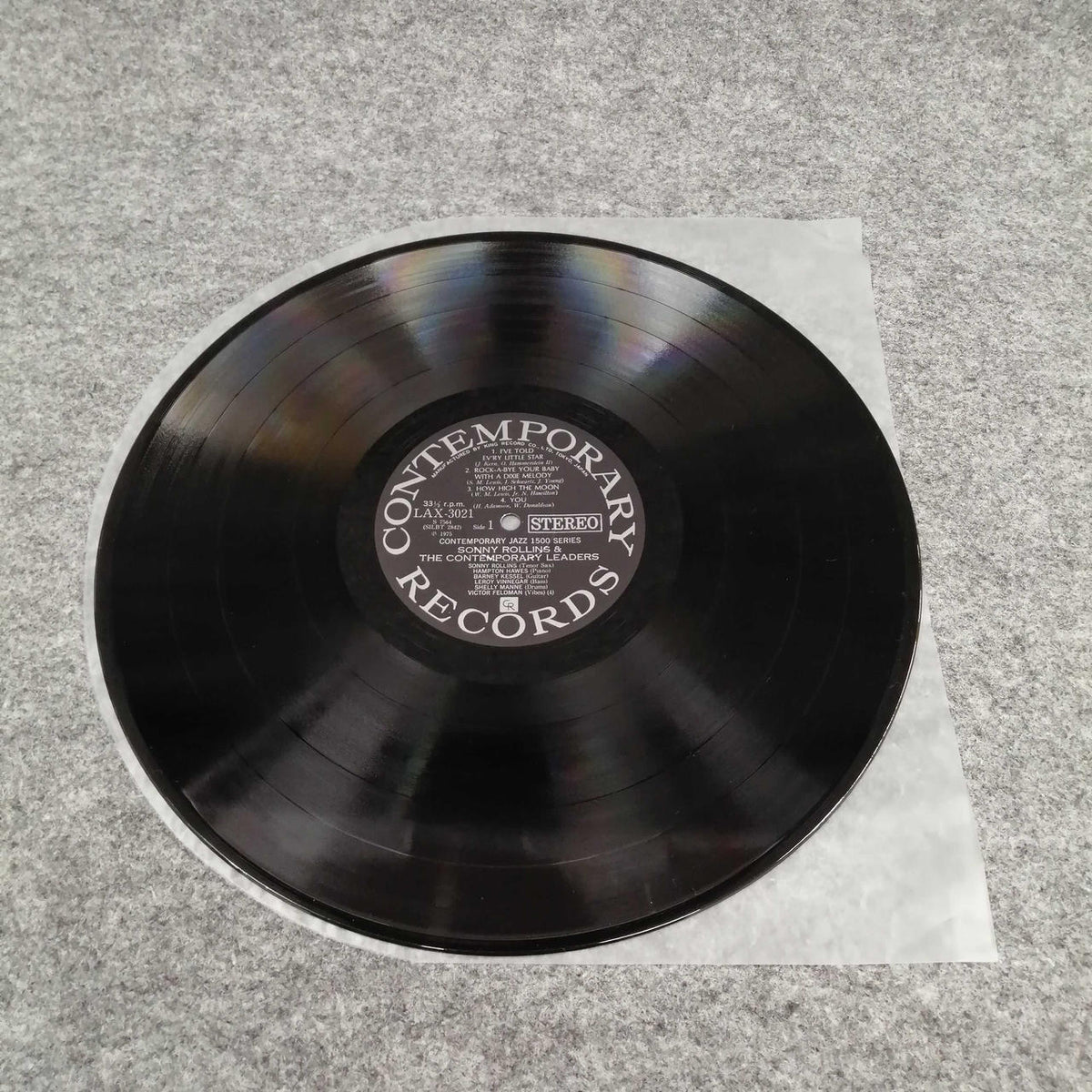 KING RECORD LP SONNY ROLLINS AND THE CONTEMPO