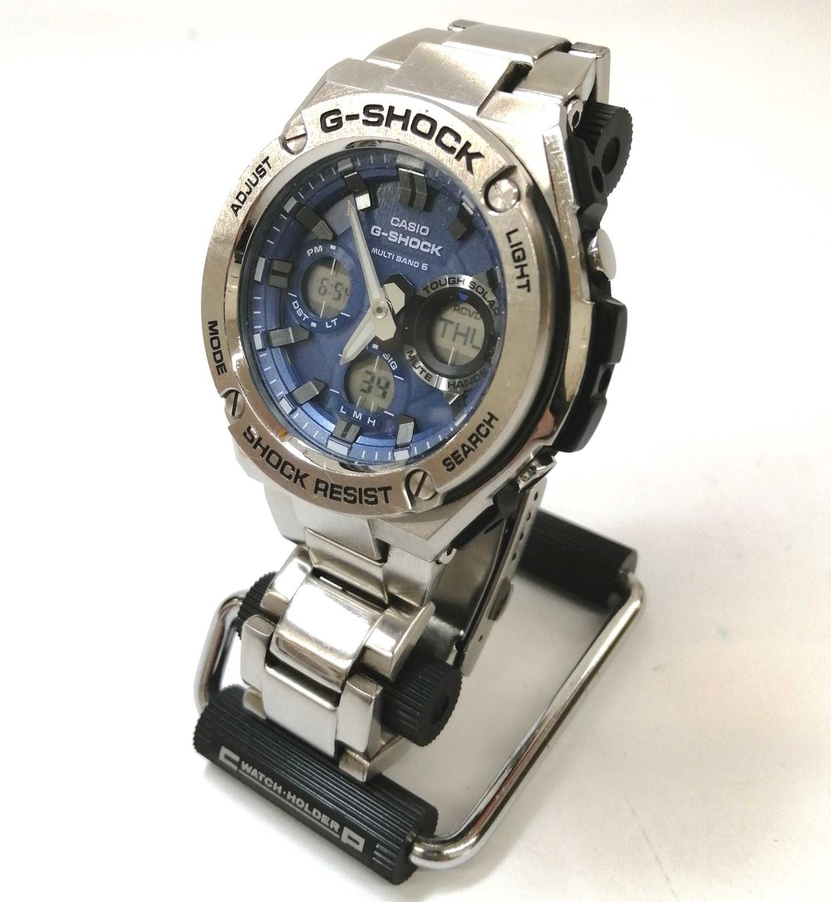 美品 ソーラー電波】CASIO G-SHOCK GST-W110D G-SHOCK CASIO G-STEEL G