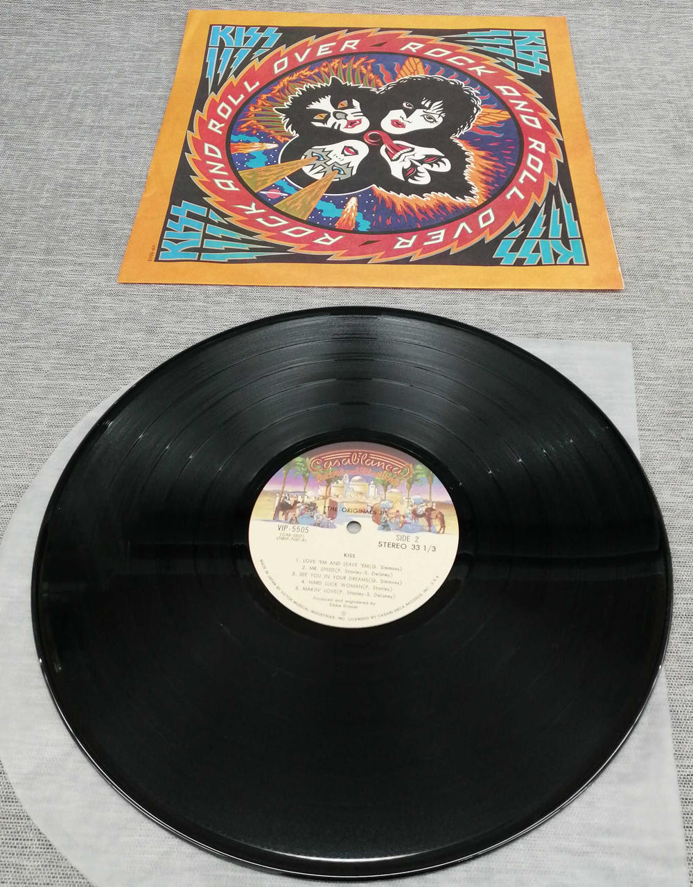 Casablanca Western Music LP THE ORIGINALS II./KISS