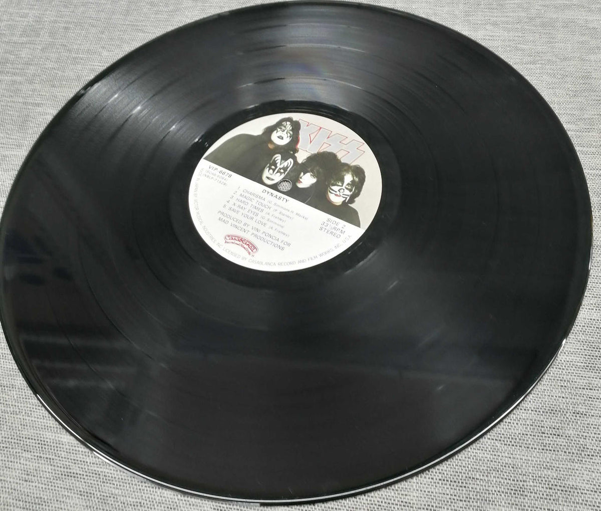 Casablanca Western Music LP DYNASTY/KISS
