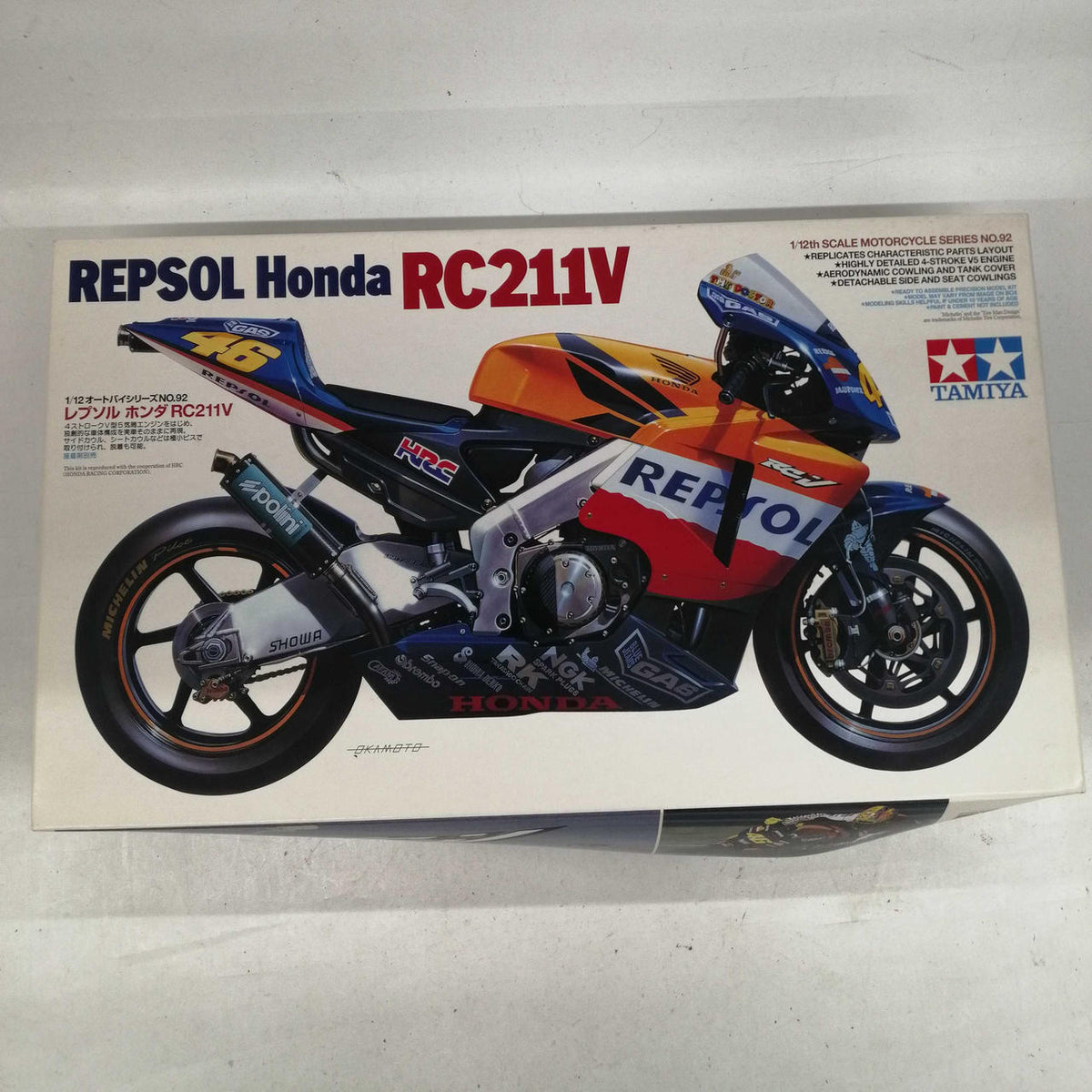 Tamiya Motorcycle Series NO.92 Repsol Honda RC211V