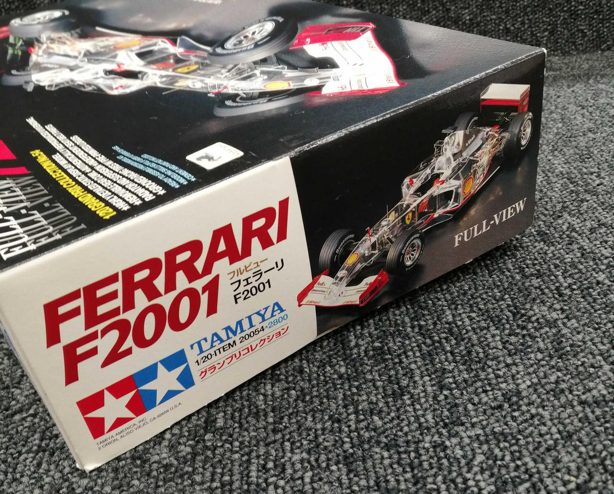 TAMIYA 1/20 Full View Ferrari F2001 Full Display Model